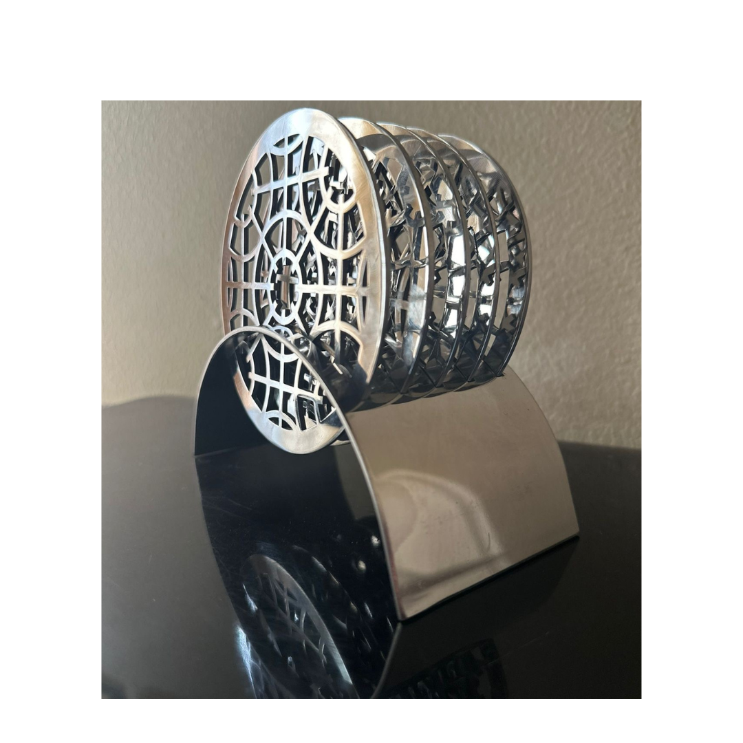 BioGeometry® Coasters – Set with Stand -  - BG Shop Online - BioGeometry® Products