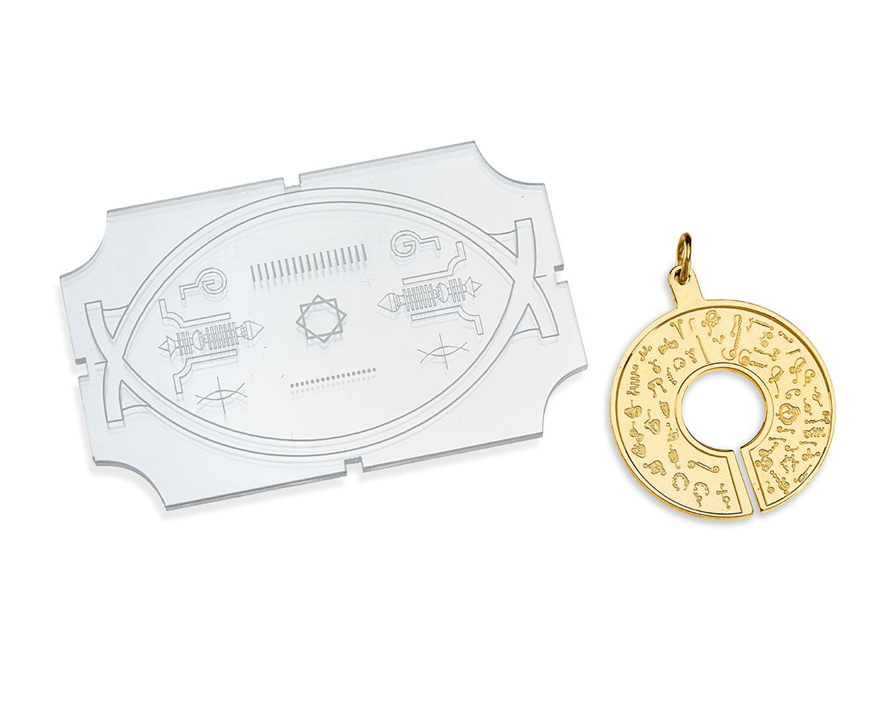 NEW-BioSignature Pendant Gold Plated -  - BG Shop Online - BioGeometry® Products