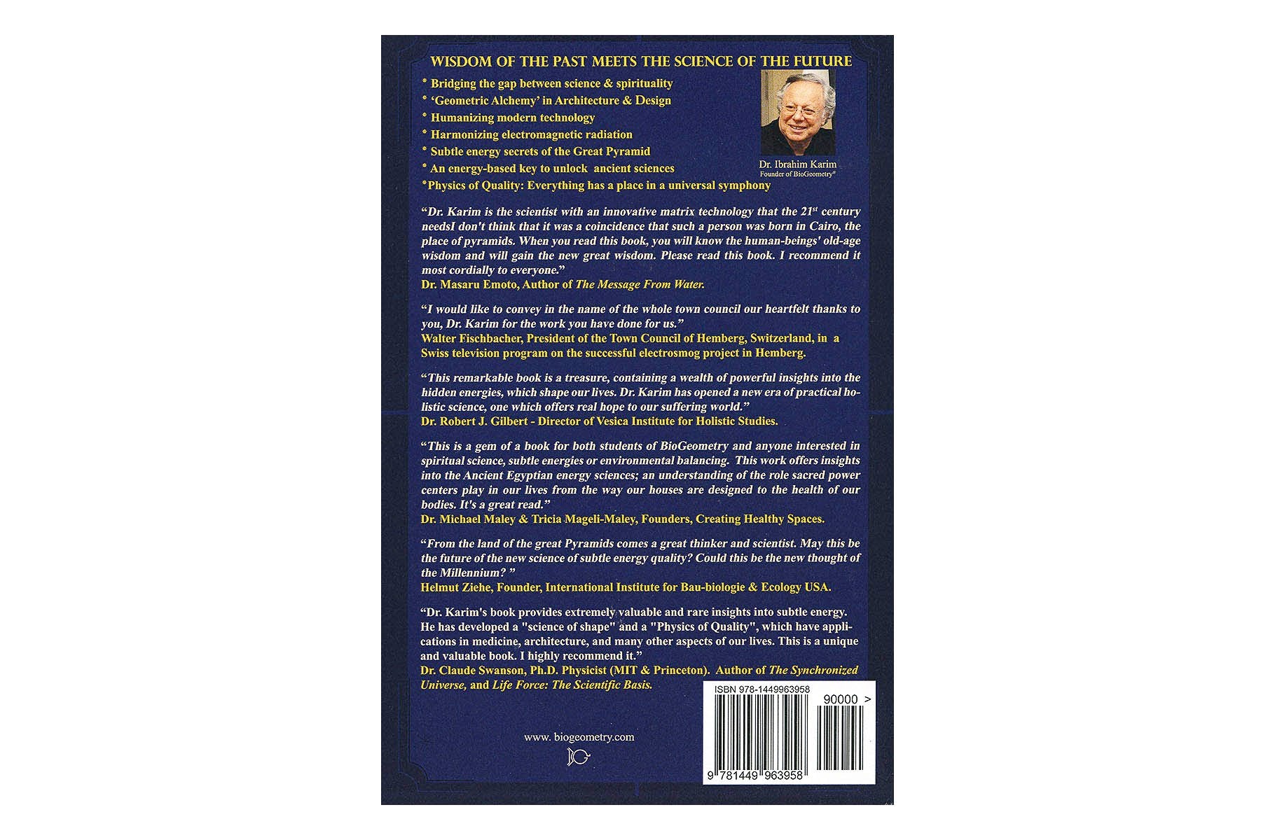 Back to a Future for Mankind Book - Books - BG Shop Online - BioGeometry® Products
