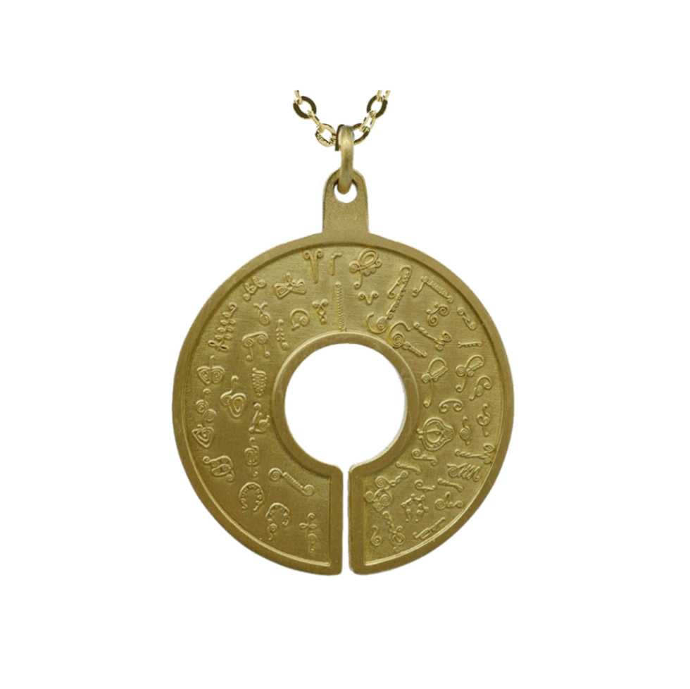 BioSignatures Pendant Yellow Bronze - Personal Balancing - BG Shop Online - BioGeometry® Products