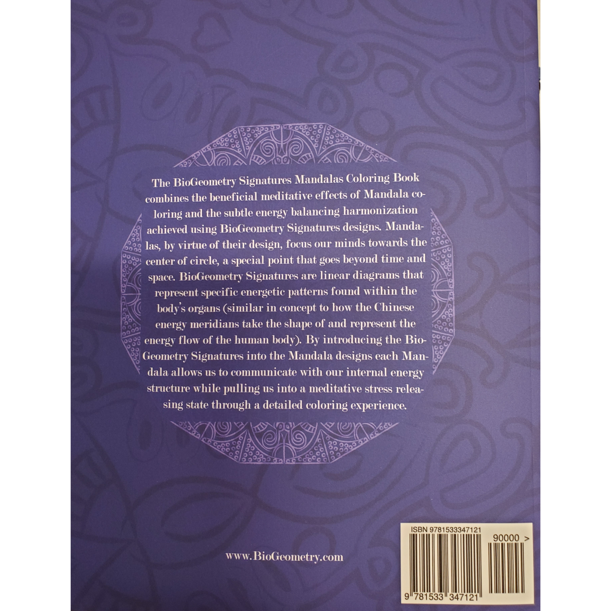 BioGeometry Signatures Mandalas Coloring Book - Books - BG Shop Online - BioGeometry® Products