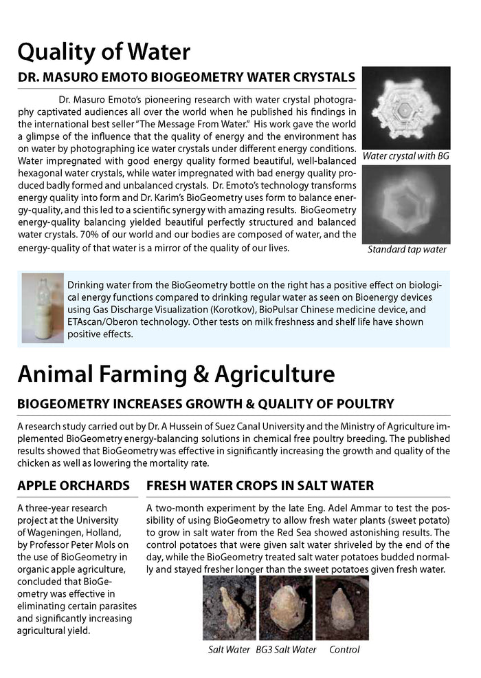 BioGeometry Brochure Download – BG Shop Online