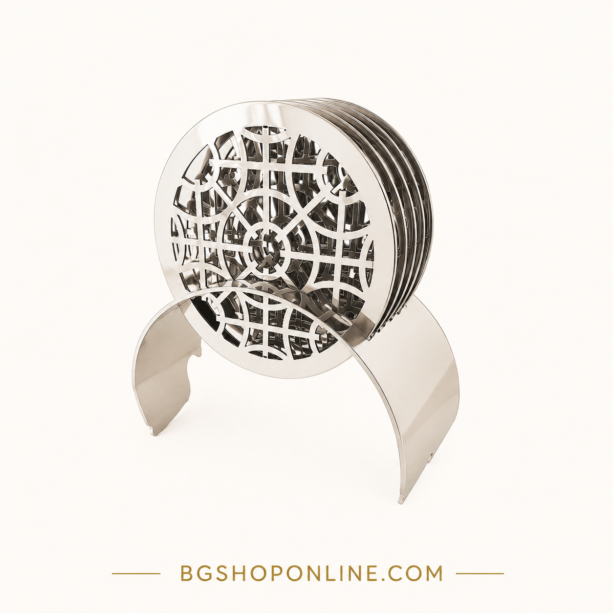 BioGeometry® Coasters – Set with Stand