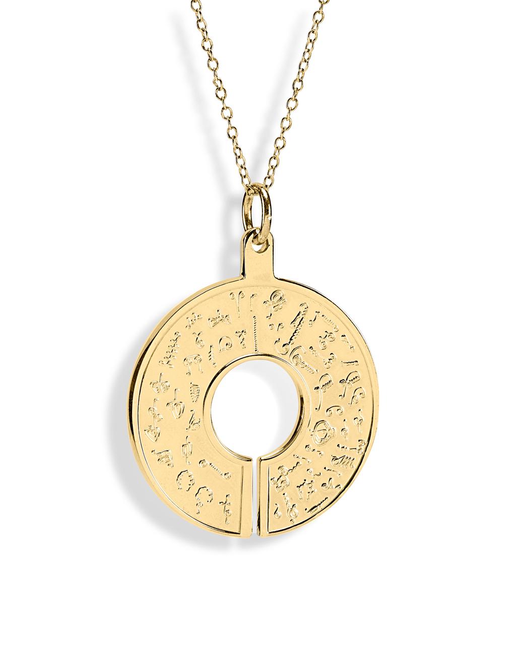 NEW-BioSignature Pendant Gold Plated -  - BG Shop Online - BioGeometry® Products